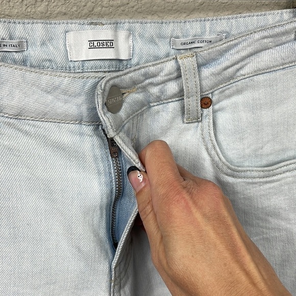 New Closed Denim Briston Straight Jeans Rigid Cotton Organic Sz 28 - Picture 6 of 16